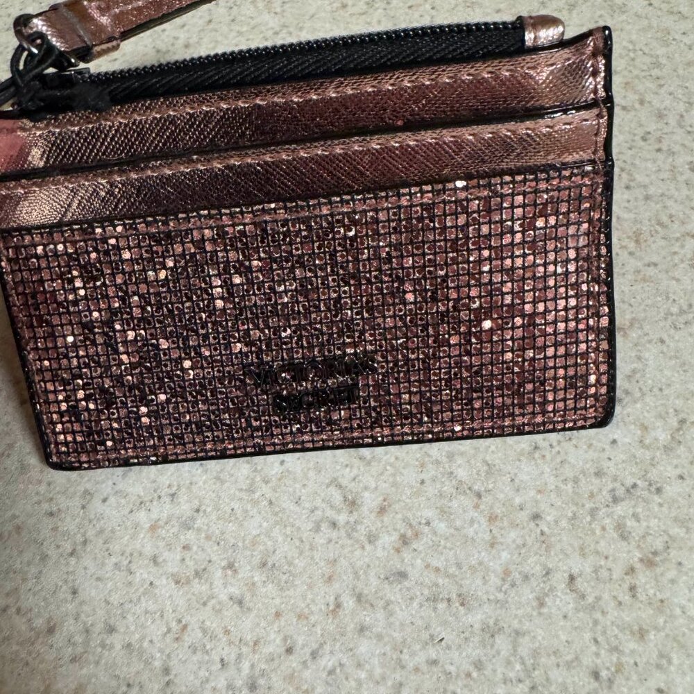Victorias Secret Rhinestone Card Holder - Picture 3 of 5